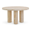 TOV Furniture Amora 2-Piece Faux Travertine Indoor/Outdoor Nesting Accent Table Set