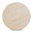 TOV Furniture Amora Faux Travertine Indoor/Outdoor Round Accent Table