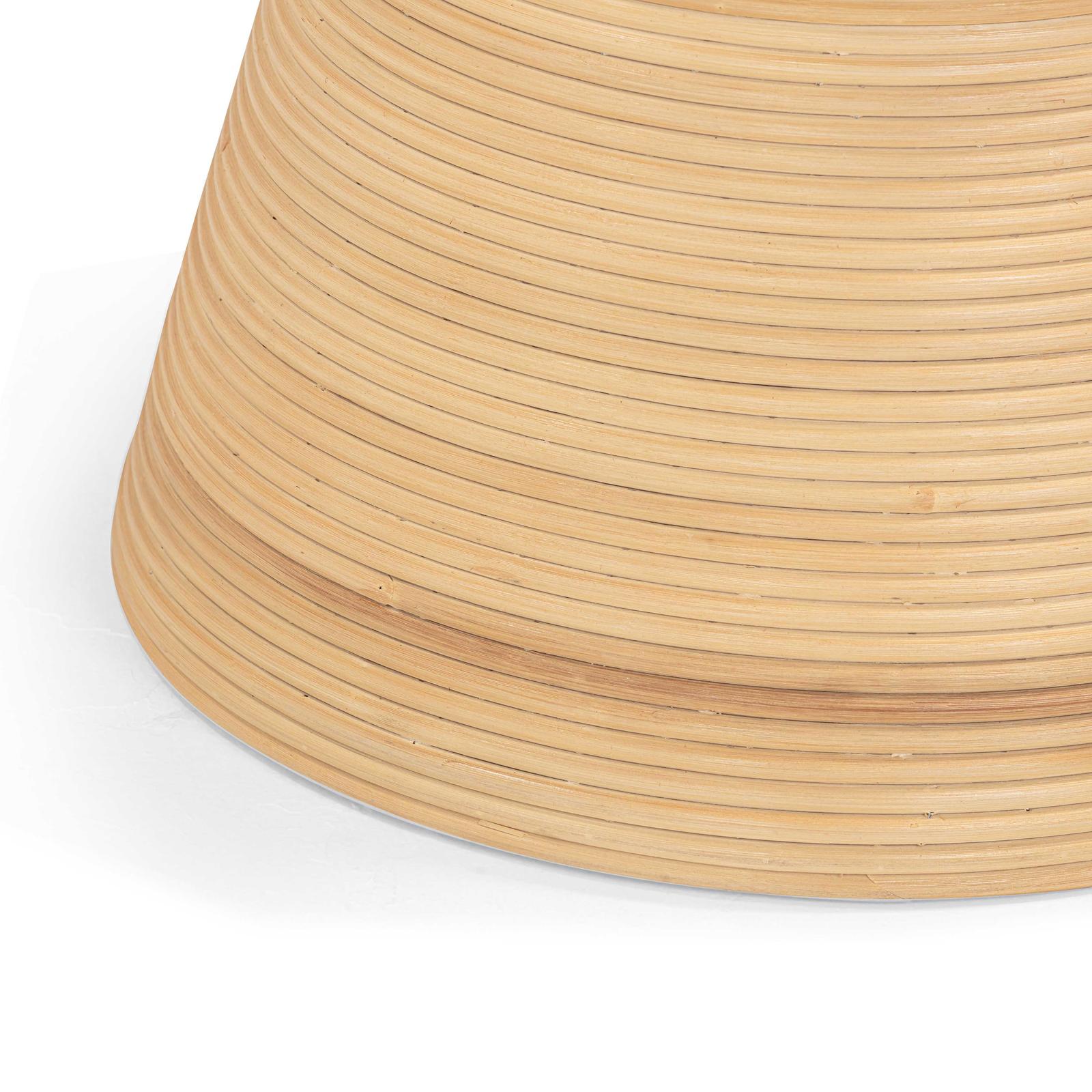TOV Furniture Henri Natural Rattan Side Table