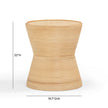 TOV Furniture Henri Natural Rattan Side Table