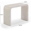 TOV Furniture Opus Cream Capiz Shell Console Table