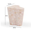 TOV Furniture Slab Faux Terrazzo Indoor/Outdoor Side Table