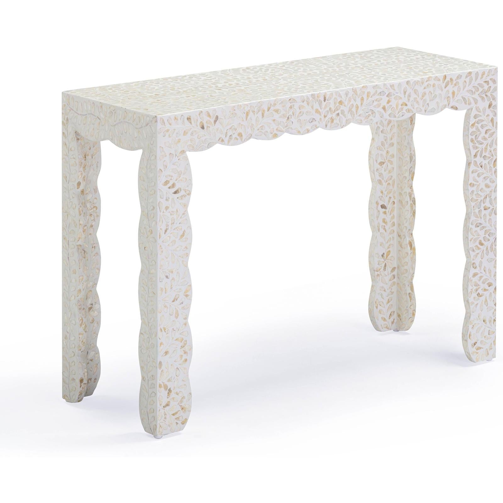TOV Furniture Piara Natural Capiz Shell Console
