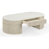 TOV Furniture Bella Cream Large Storage Coffee Table