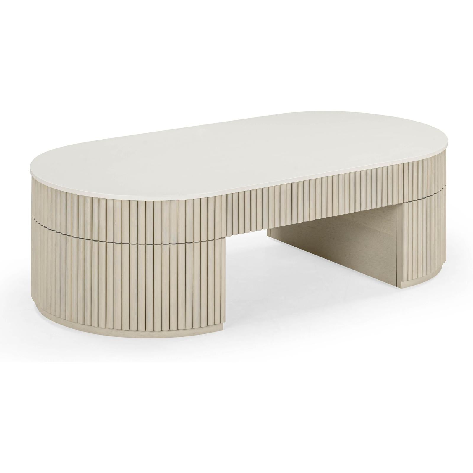 TOV Furniture Bella Cream Large Storage Coffee Table