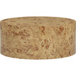 TOV Furniture Fig Natural Burl Drum Round Coffee Table