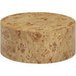 TOV Furniture Fig Natural Burl Drum Round Coffee Table