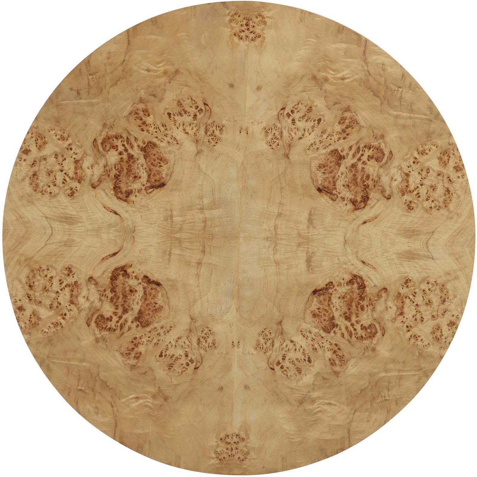 TOV Furniture Fig Natural Burl Drum Round Coffee Table