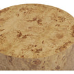 TOV Furniture Fig Natural Burl Drum Round Coffee Table