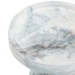 TOV Furniture Zara Faux Aegean Marble Indoor/Outdoor Side Table