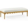TOV Furniture Oodle Performance Vegan Mohair Bench