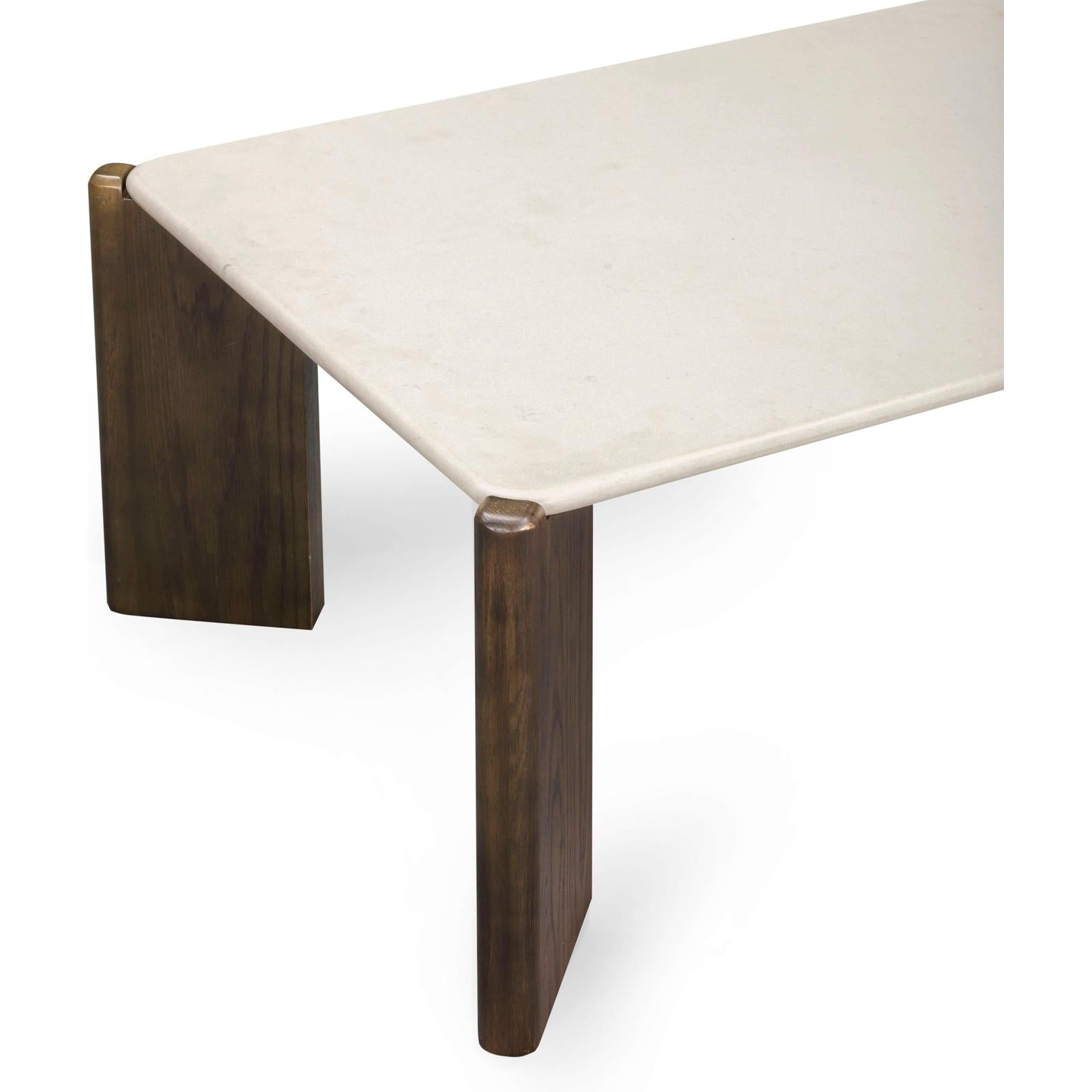 TOV Furniture Restis Cream Quartz Coffee Table
