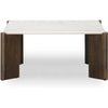 TOV Furniture Restis Cream Quartz Coffee Table
