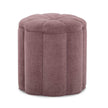 TOV Furniture Fleur Textured Performance Velvet Storage Ottoman