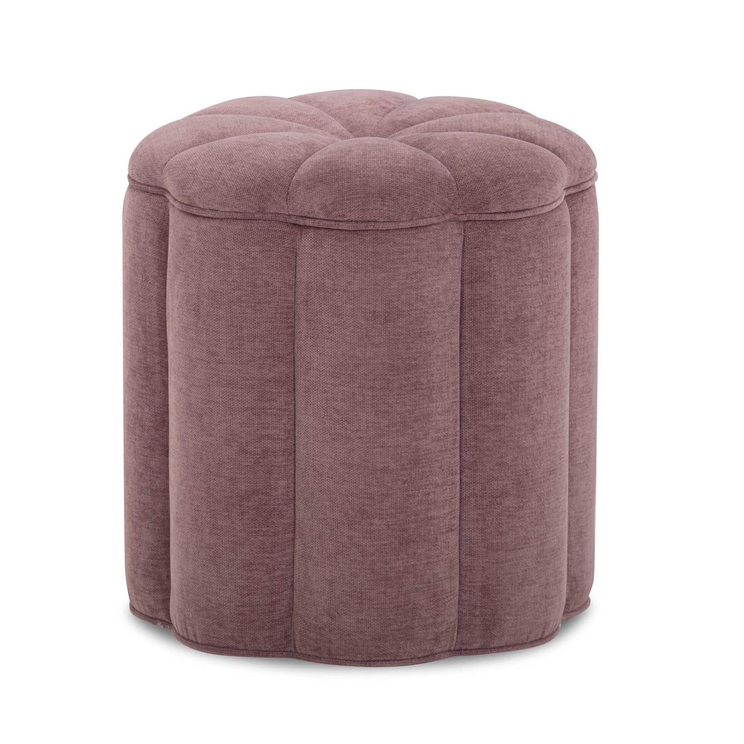 TOV Furniture Fleur Textured Performance Velvet Storage Ottoman