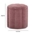 TOV Furniture Fleur Textured Performance Velvet Storage Ottoman