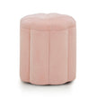TOV Furniture Fleur Textured Performance Velvet Storage Ottoman