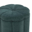 TOV Furniture Fleur Textured Performance Velvet Storage Ottoman