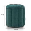 TOV Furniture Fleur Textured Performance Velvet Storage Ottoman