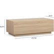 TOV Furniture Romy Rectangular Coffee Table