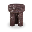 TOV Furniture Delta Concrete Indoor/Outdoor Round Side Table