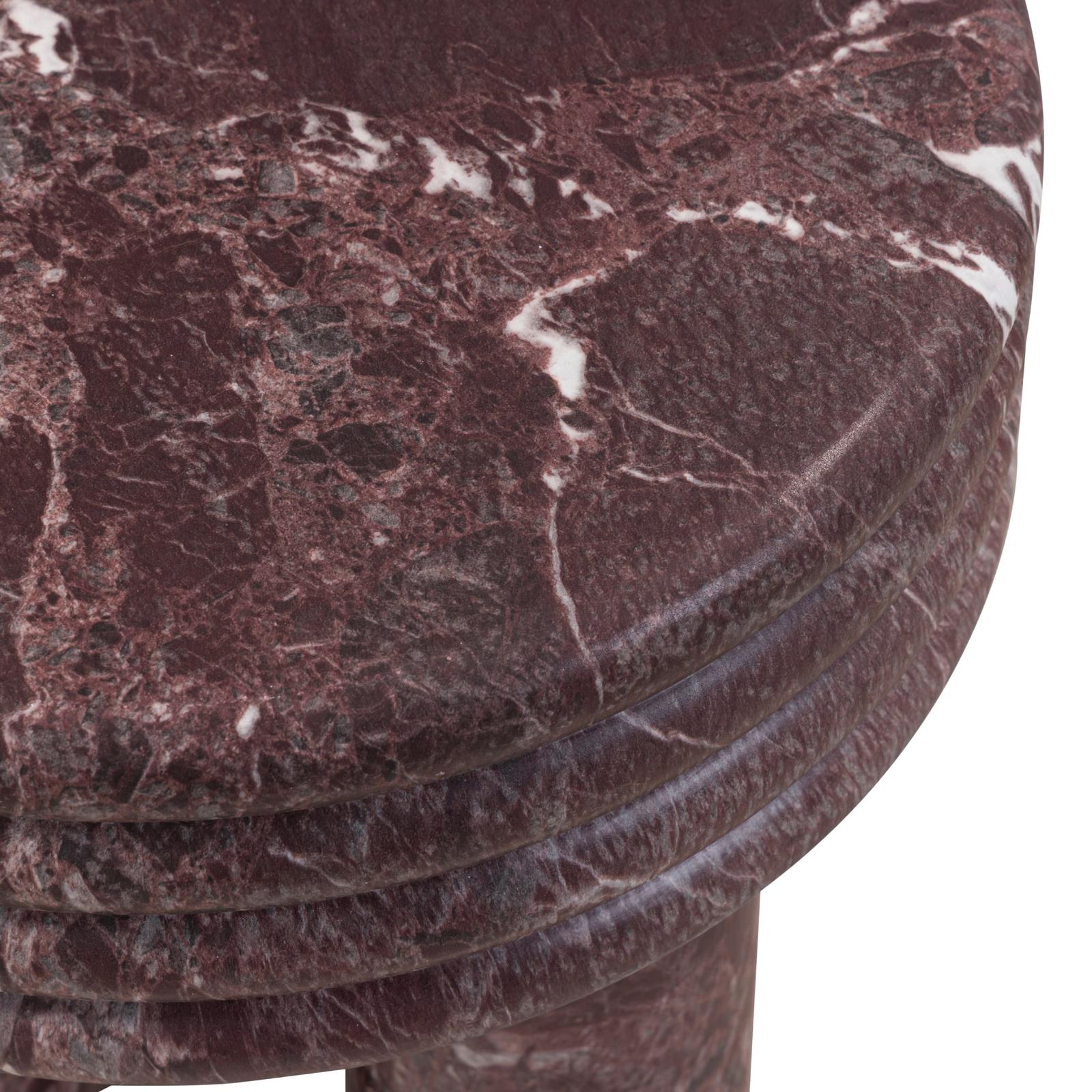 TOV Furniture Delta Concrete Indoor/Outdoor Round Side Table