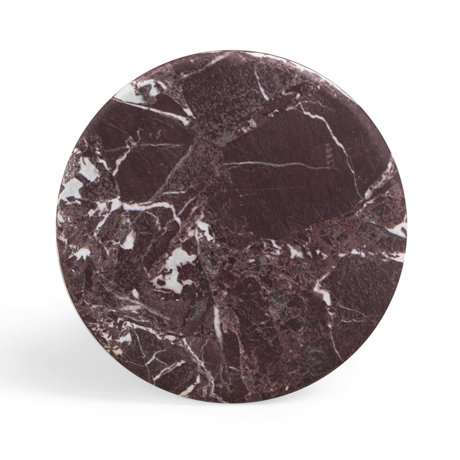 TOV Furniture Delta Concrete Indoor/Outdoor Round Side Table