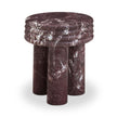 TOV Furniture Delta Concrete Indoor/Outdoor Round Side Table