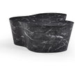 TOV Furniture Slab Black Concrete Indoor/Outdoor Coffee Table
