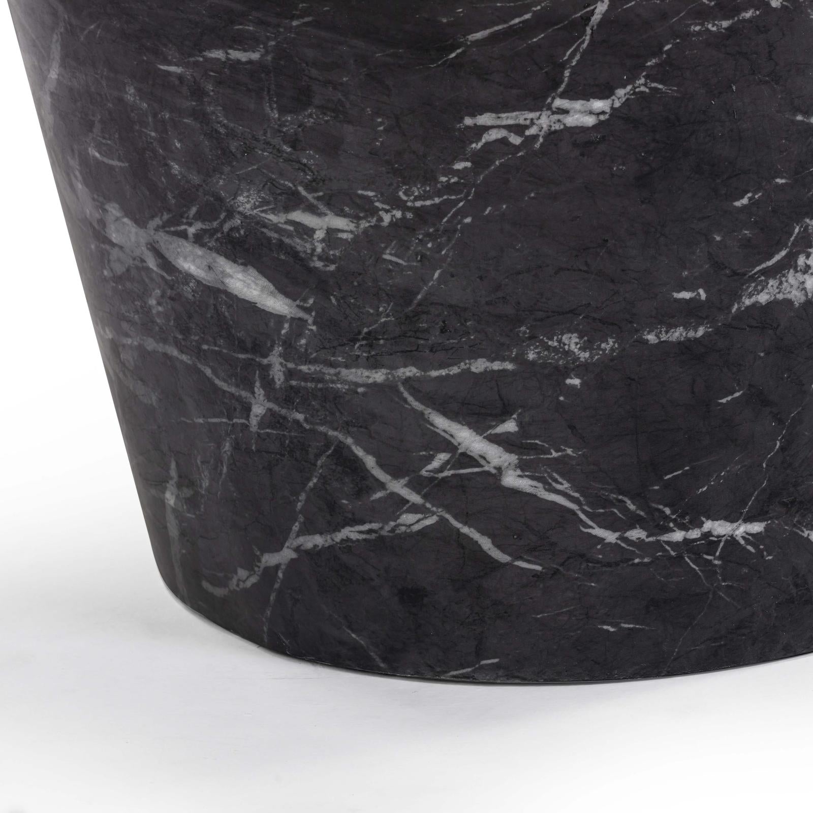 TOV Furniture Slab Black Concrete Indoor/Outdoor Coffee Table