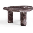 TOV Furniture Libby Faux Red Levanto Marble Indoor/Outdoor Coffee Table 