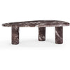 TOV Furniture Libby Faux Red Levanto Marble Indoor/Outdoor Coffee Table 