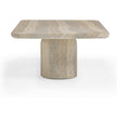 TOV Furniture Tyche Faux Travertine Indoor/Outdoor Concrete Rectangular Coffee Table