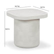 TOV Furniture Suraya Indoor/Outdoor Concrete Side Table