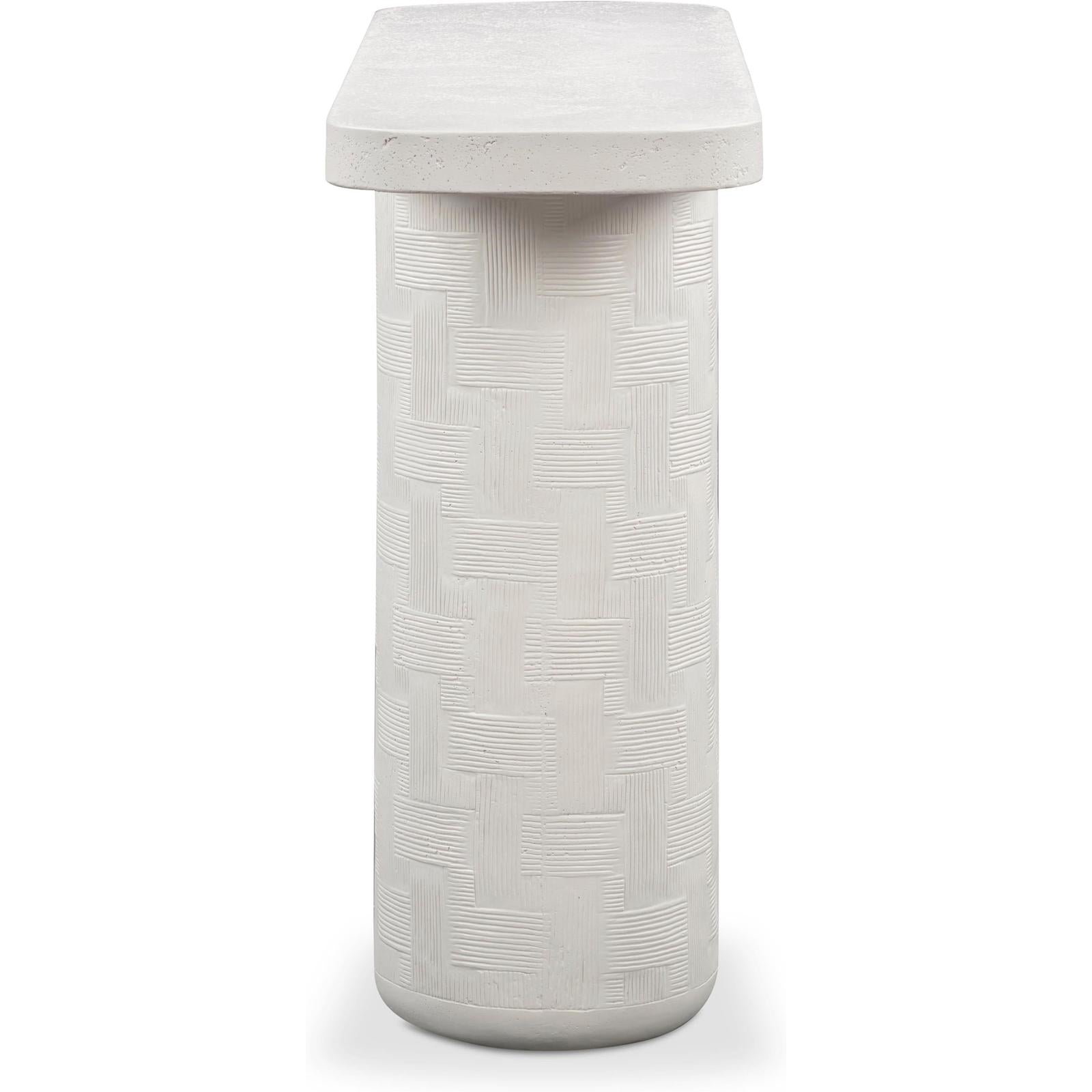 TOV Furniture Suraya Indoor/Outdoor Concrete Console Table
