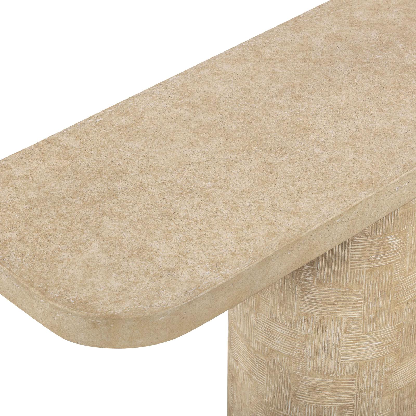 TOV Furniture Suraya Indoor/Outdoor Concrete Console Table