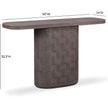 TOV Furniture Suraya Indoor/Outdoor Concrete Console Table