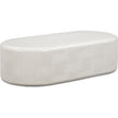 TOV Furniture Suraya Indoor/Outdoor Concrete Rounded Coffee Table