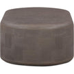 TOV Furniture Suraya Indoor/Outdoor Concrete Rounded Coffee Table