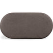 TOV Furniture Suraya Indoor/Outdoor Concrete Rounded Coffee Table