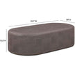 TOV Furniture Suraya Indoor/Outdoor Concrete Rounded Coffee Table