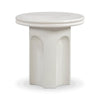TOV Furniture Cassandra Ivory Indoor/Outdoor Concrete Side Table