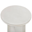 TOV Furniture Cassandra Ivory Indoor/Outdoor Concrete Side Table