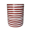 TOV Furniture Tempest Indoor/Outdoor Ceramic Table in Stripes