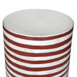 TOV Furniture Tempest Indoor/Outdoor Ceramic Table in Stripes