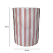 TOV Furniture Tempest Indoor/Outdoor Ceramic Table in Stripes