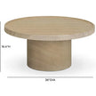 TOV Furniture Darcy Concrete Indoor/Outdoor Round Coffee Table