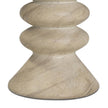 TOV Furniture Hyre Faux Travertine Indoor/Outdoor Concrete Side Table