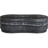TOV Furniture Hades Black Faux Marble Indoor/Outdoor Concrete Coffee Table