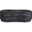 TOV Furniture Hades Black Faux Marble Indoor/Outdoor Concrete Coffee Table